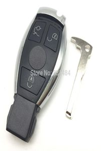 Nouveau coque de couverture de clé de style pour Mercedes 3 boutons Case de clé de voiture intelligente avec batterie et blade FOB Vente du logo inclus4925006