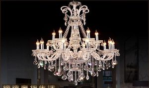 Nieuwe stijl LED Crystal kroonluchter verlichting armatuur luxe grote kristallen lustres de cristal woonkamer kroonluchter 1419982