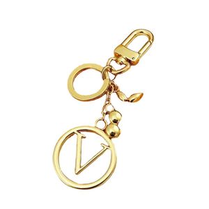 Nieuwe stijl Luxe Sleutelhanger Letter Designer Sleutelhangers Metalen Sleutelhanger Womens Bag Charm Hanger Auto-onderdelen Exquisite Gift