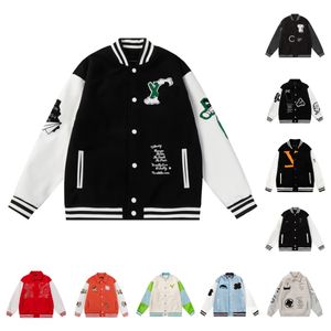 Nouveau Style Hommes Veste Designer Jacke Manteau Louiseity Femmes Vestes Haute Qualité Broderd Baseball Manteau Mode Manteaux Lâche Tops Lettre Motif Couples Vêtements