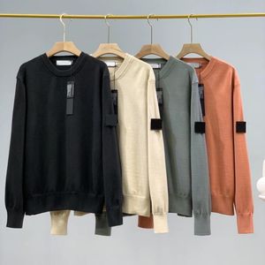New Style Mens Sweaters Long Sleeve Sweater Simple Solid O-neck Casual Knitted Pullovers Men Sportwear Jumpers