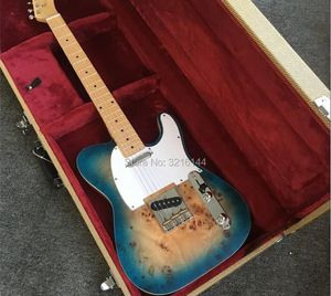 Nieuwe stijl moderne Rotted Grain Finish TL elektrische gitaar, Messing staartstuk, Aangepaste service is beschikbaar, gratis verzending