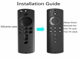 Nuevo estilo funda de silicona multicolor para Amazon Fire TV Stick 4K TV 56 pulgadas cubierta protectora de control remoto Protector de carcasa de piel 506838259