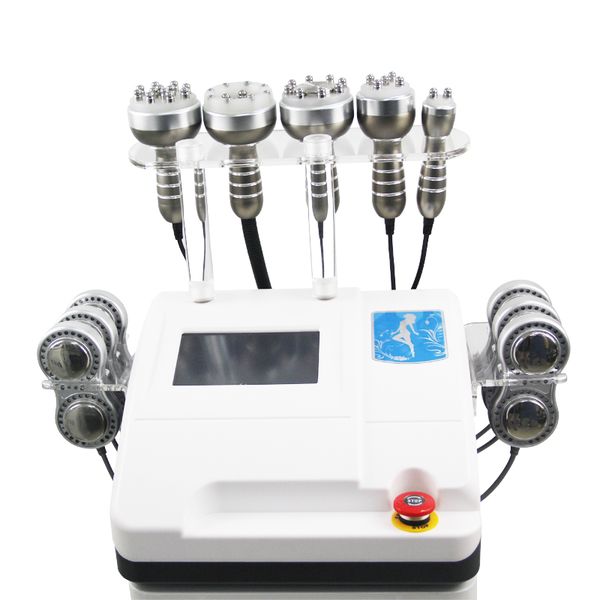 Nouveau style multifonctionnel Lipo Laser vide RF Lipo 40k 6 en 1cavitation beauté graisse corporelle amincissant la Machine