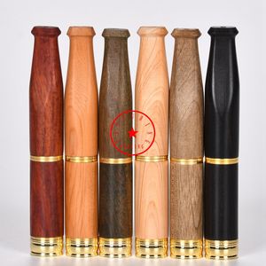 Nouveau style Natural Wood Smoking Portable Innovative amovible Circul Filtre Mini Ppipes à main Dry Herb Tobacco Cigarette Pipes en bois DHL