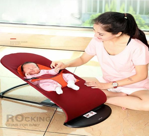 Nouveau style nouveau-né lit pliant bébé chaise à bascule berceaux lit portable balance chaise bébé videur infantile rocker5850928