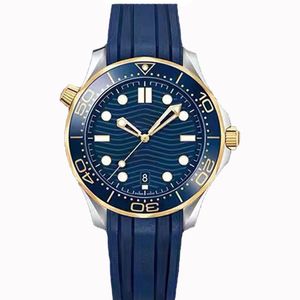 Nuevo estilo omge Tres puntadas Relojes de lujo para hombre Reloj de alta calidad Diseñador de la mejor marca Reloj Cinturón de acero Moda 42 mm Relojes de pulsera de negocios Accesorios Vacaciones