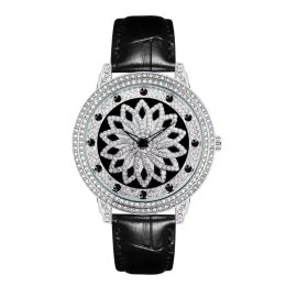 Nieuwe stijl originaliteit unieke rotatie ronde grote wijzerplaat riem horloge sport waterdicht mode heren en dames quartz horloge
