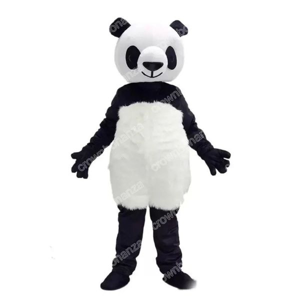 Costumes de mascotte de panda de nouveau style Halloween personnage de dessin animé tenue costume de Noël tenue de fête en plein air unisexe vêtements publicitaires promotionnels