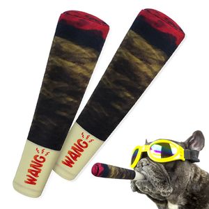 Nouveau Style jouet pour animaux de compagnie chien blague blague jouets nouveauté fausses Cigarettes cigare Vocalize cadeau drôle jouet chien en peluche jouet pour animaux de compagnie formation chien