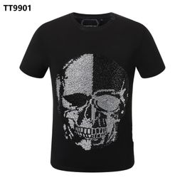 Nouveau STYLE Phillip plaine crâne impression 3D chemise hommes femmes T-shirt PP Style T-shirt crâne coloré crâne T-shirt