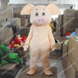 Nouveau style Pig Mascot Costumes Halloween Cartoon personnage de personnage Suite
