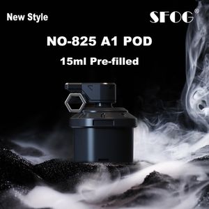 Nieuwe stijl vervangbare pod wegwerp vape sfog no-825 10000 puffs vape wegwerpwissel puff uitgelicht e sigaretten mesh spoel voorgevuld 15 ml 12 smaken grote damp pen a1 pod