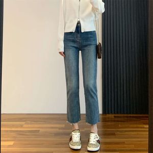 Nouveau style Swow Show Jams Slim High Taist High Elastic Cotton confortable Pantalon Burr Edge