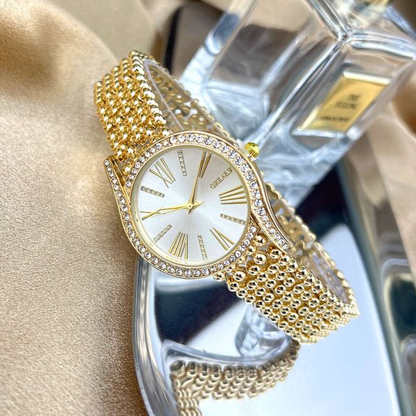 Reloj de pulsera Tiktok con conjunto de diamantes de lujo nicho de moda para traje de nuevo estilo, reloj de cuarzo para mujer