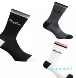 Chaussettes de cyclisme pour hommes, nouveau style, Sport d'été, chaussettes de vélo de route, Compression de Sport en plein air