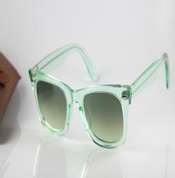 Nieuwe stijl zonnebril luxe kwaliteit designer bril mode ijs popbril herenwomens 2140 duidelijke brillen groene gradiëntlens 505051391