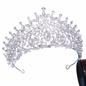 Nuevo estilo Super Fairy Wedding Head Accories Crystal Frs Bridal Princ Crowns N11v #