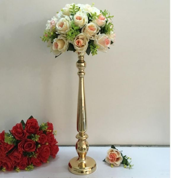 Nouveau style Bougettes à bougies Candle Stand Table de mariage Central Centre Côté Road Flower Rack Flower Rack DIY DÉCoration de la maison 001015055940