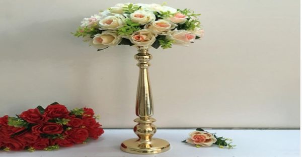 Nouveau style Bandle porte-bougettes Candle Stand Table de mariage Central Piece Événement Road Flower Rack Flower Rack DIY DÉCoration de la maison 001014601291