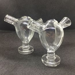 Nouveau style Transparent Verre Fumer Filtre Pipes faits à la main Tube à main Bubbler Bubbler Portable Bubbler Bubbler For Herb Tobacco Peroll Peroll Rolling Cigar