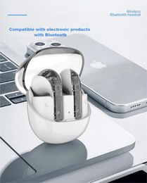 Nieuwe stijl TWS Bluetooth draadloze oortelefoon C01 In-ear headset Transparante schaal Vingerafdrukcontrole Ingebouwde microfoon Hoge kwaliteit Sportoortelefoon Muziekheadsets