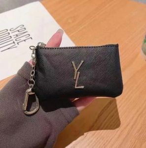 Nouveau style unisexe femmes hommes designer porte-clés sac de mode en cuir sac à main porte-clés marque pochette mini portefeuilles pièce de monnaie carte de crédit holde