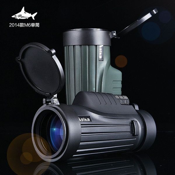 Envío gratuito Nuevo estilo VDA / Asika Optics Solo Black 8x42 Monocular IPX-8 Binoculares impermeables Totalmente multicapa