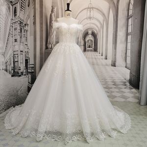 Nouveau style robes de mariée pour demoiselles d'honneur femmes élégantes princesse élégante Floral moelleux modeste robe de mariée romantique vintage