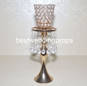 Supports de fleurs en métal doré, nouveau style, centres de table pour décoration de table de mariage, vente en gros, 751