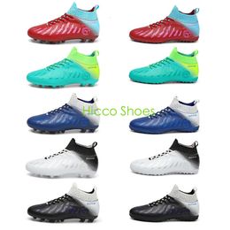 Chaussures de Football AG TF pour hommes et femmes, nouveau Style, bottes d'entraînement confortables pour jeunes, taille haute, 31-48 EUR