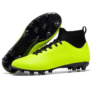 Chaussures de Football montantes pour hommes et femmes, nouveau Style, bottes de Football AG TF, chaussures d'entraînement pour jeunes enfants, 8 couleurs