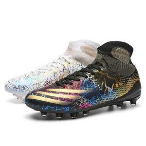 Nieuwe stijl dames heren voetbalschoenen tf ag jeugd lange nagel voetbal laarzen hoge top training schoenen big size 32-47