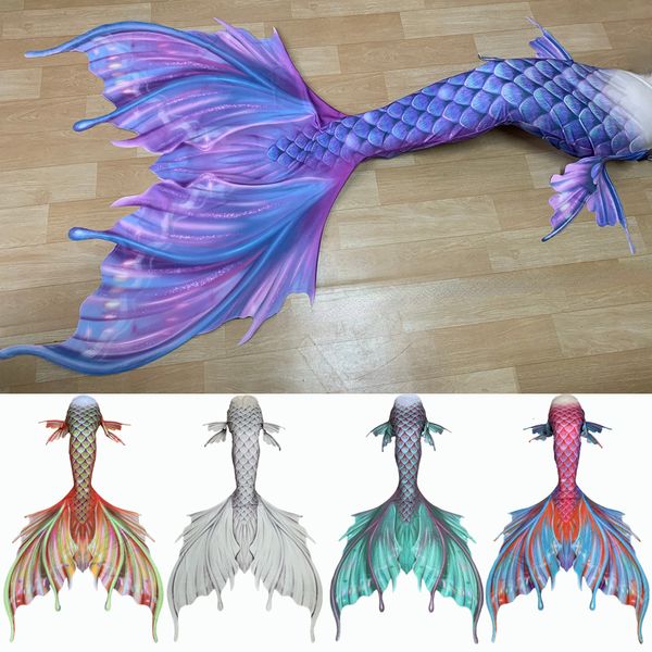 Nouveaux styles Big Mermaid Tail Adult Swimming Costume Tentime de maillot de bain pour femmes nage à l'aise peut être ajoutée Cosplay