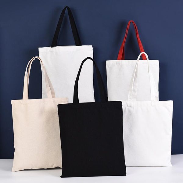Nouveaux styles grands sacs fourre-tout en toile sac à main sac à bandoulière Shopping voyage sacs de rangement sacs à main en toile de coton en gros LX4117