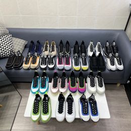 Nouveaux styles de chaussures pour hommes Sneaker Designer Casual Classic Platform Sneaker Femmes Vintage Sneaker Rayé Trainer Check Shoe Fashion Flats Formateurs avec taille de boîte 35-46