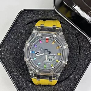 Nouveaux styles Montre de choc originale hommes sport wr 200ar LED montres armée militaire choquante montre étanche tout pointeur travail montre-bracelet numérique 2100 avec boîte