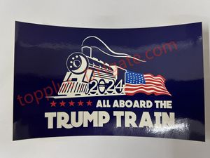 Nuevos estilos de autos triunfadores de autos Trump trenes de trenes bandera de pegatinas mantenga a Estados Unidos una excelente calcomanía para el vehículo de estilo de automóvil