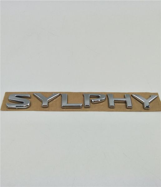 Nouveau style pour Nissan Sylphy emblèmes coffre arrière Logo lettres Nameplate9262017