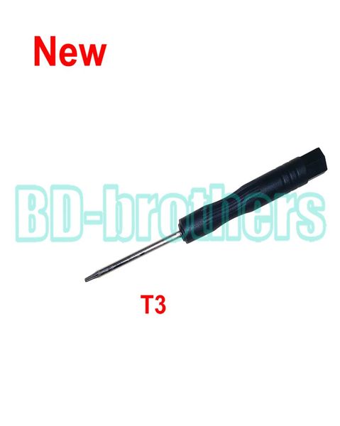 NOUVEAU REPORT DE VIS TORX BLACK T3 TORX TORX OUTIL OUTL pour le circuit de circuit dur de la planche de téléphone RÉPARATION 1000PCSLOT7676826