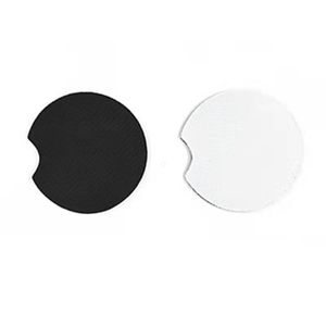 Nieuw!! Sublimatie lege platen autocoaster pads diy auto's beker houder onderzetters met absorberend neopreen blanco drink cupmat pad voor je eigen