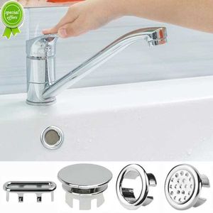 New Suchme Kitchen Bathroom Basin Trim Bath Sink Hole Round Overflow Drain Cap Cover Overflow Ring Hollow Wash Basin Overflow Ring