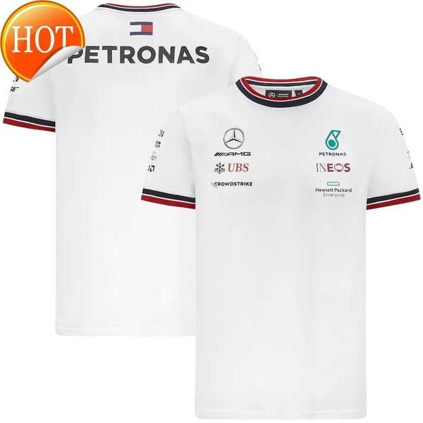 Nouveau costume Mercedes AMG équipe T-shirt col rond été hommes chemise à manches courtes séchage rapide et respirant