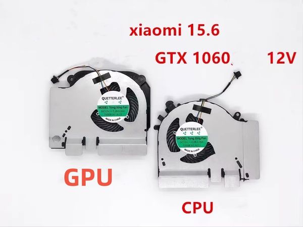 Livraison gratuite Nouveau Xiaomi approprié 15,6 GTX 1060 1660 RTX2060 TM1801 12v Fan d'ordinateur portable