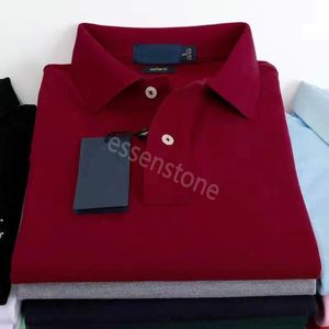 Nueva marca de verano, camisa polo bordada para hombres, camisa polo informal de negocios de manga corta transpirable para hombres de alta calidad, pony litter horse