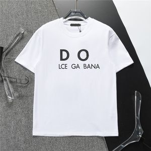 Nouveau designer d'été T-shirt en vrac pour hommes classiques lettre minimaliste imprimer 100% coton pur respirant des rides résistantes haut de gamme pour hommes et femmes à manches courtes M-3xl