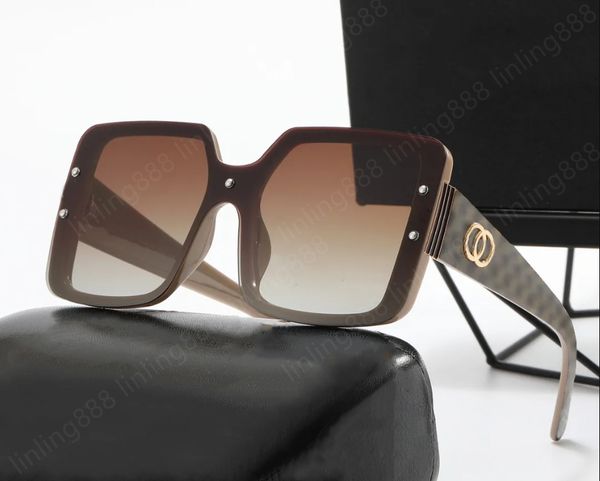 Nouvelles lunettes de soleil de créateurs d'été Luxe Plage Bain de soleil Conduite Photos cool pour les voyages indispensables Spécial Anti-faisceau de route Miroir jour et nuit Bon à double usage