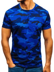 Nieuwe Zomer Mode camouflage t-shirt mannen Casual O-hals Katoen streetwear t-shirt Mannen Gym Korte Mouw T-shirt tops G008 CY200515 006