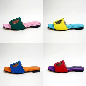 Nieuwe zomerhuisslippers voor dames indoor en outdoor designer slippers Leren slippers flats foam sandalen stijl Maat 12