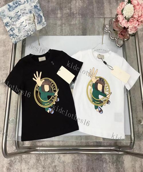 Nouveaux enfants d'été designer T-shirts vêtements de mode pour enfants à manches courtes hommes ras du cou t-shirt lâche lettre impression filles tops h9982341